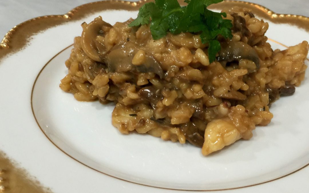 Lobster and Mushroom Risotto
